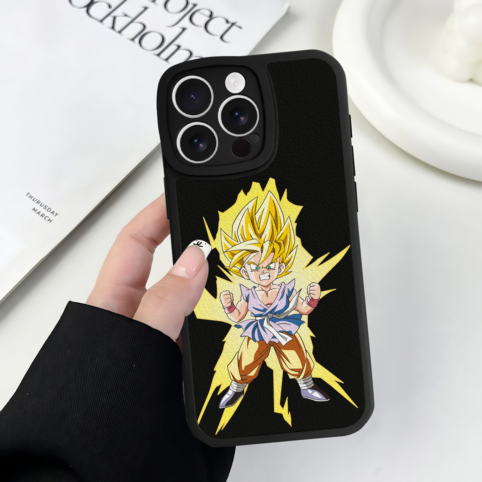 （画像用） ドラゴンボール ベジット DRAGON BALL Vegetto 【iPhone 16シリーズ対応】シリコンスマホケース（レザー調） 材質：シリコン